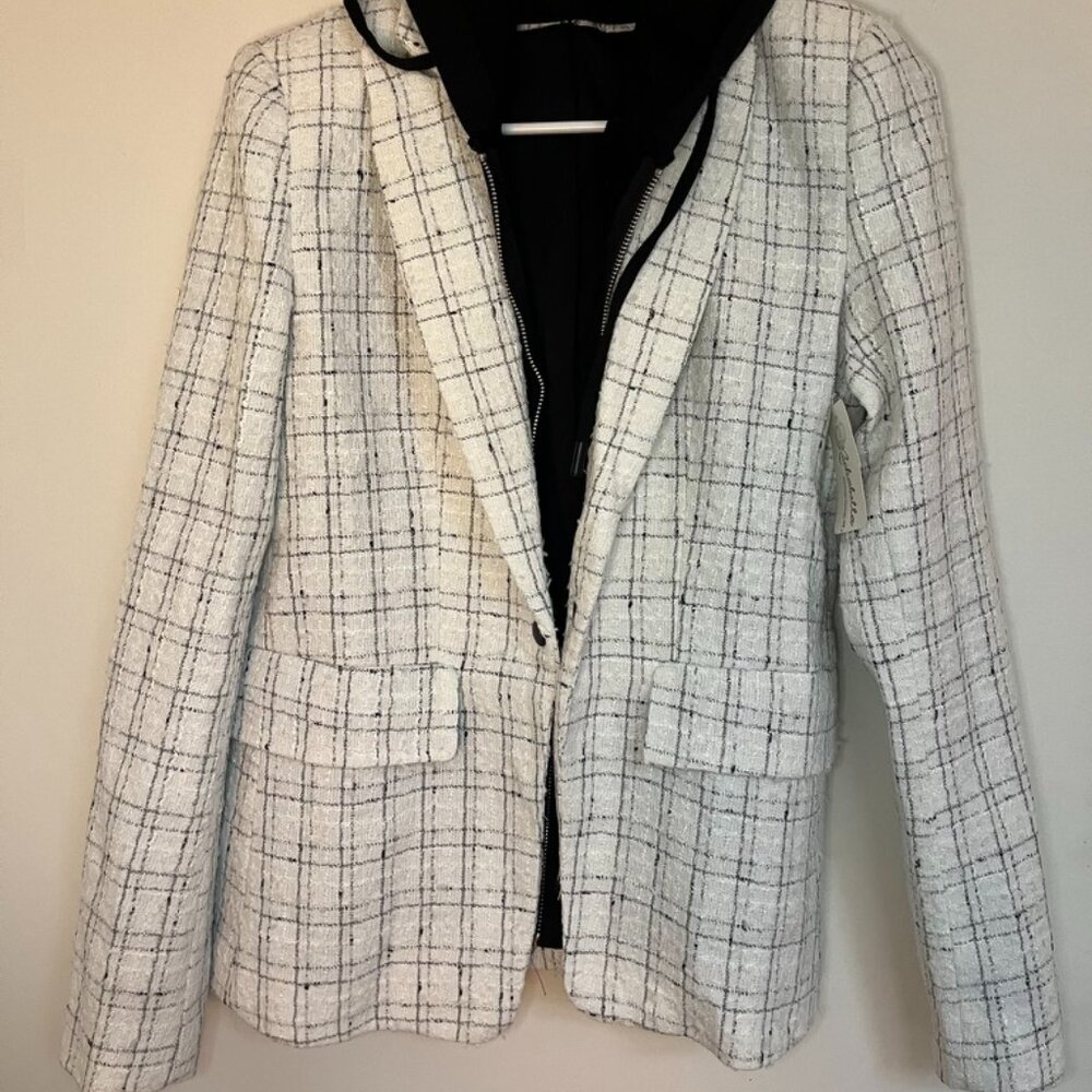 *NWT* Blazer with Hoodie Attachment